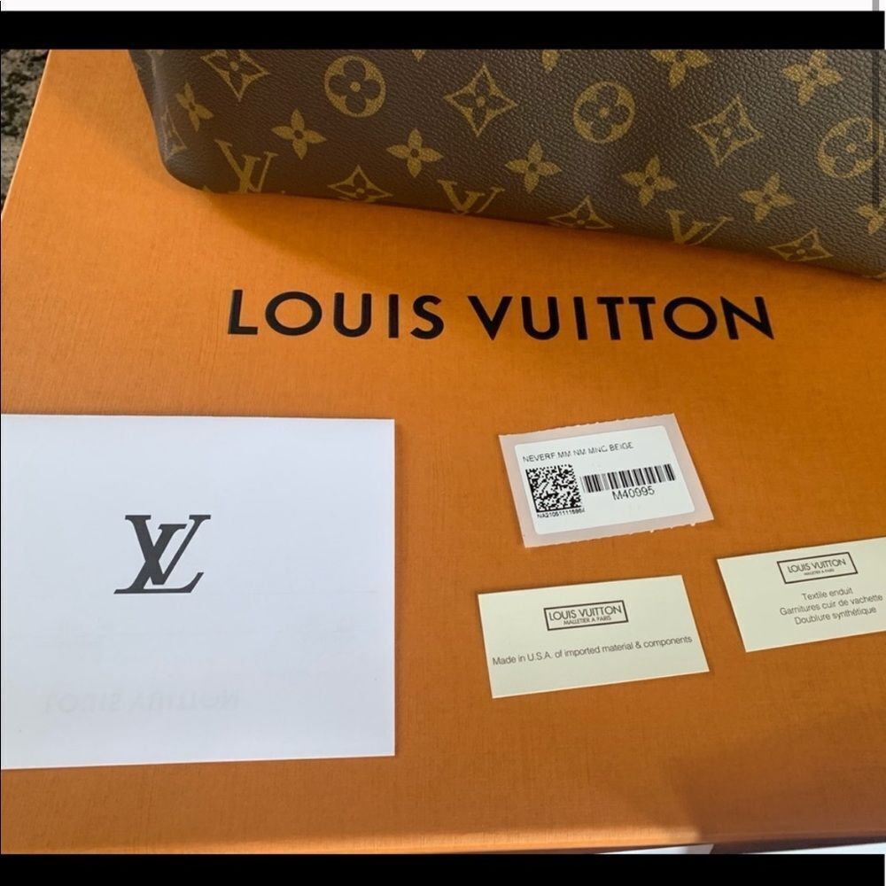 🍒2025🍒BRAND NEW LOUIS VUITTON NEVERFULL MM - Picture 5 of 14